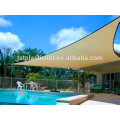 Triângulo 100% novo do HDPE Sun Shade Sail para o quintal